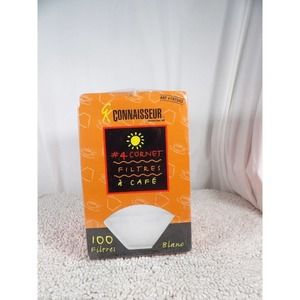 Rockline GK Connaisseur Classic Four Cone 100 Coffee Filters Pack Of 3